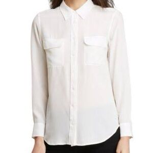 Equipment Silk Button-Down Shirt S/P